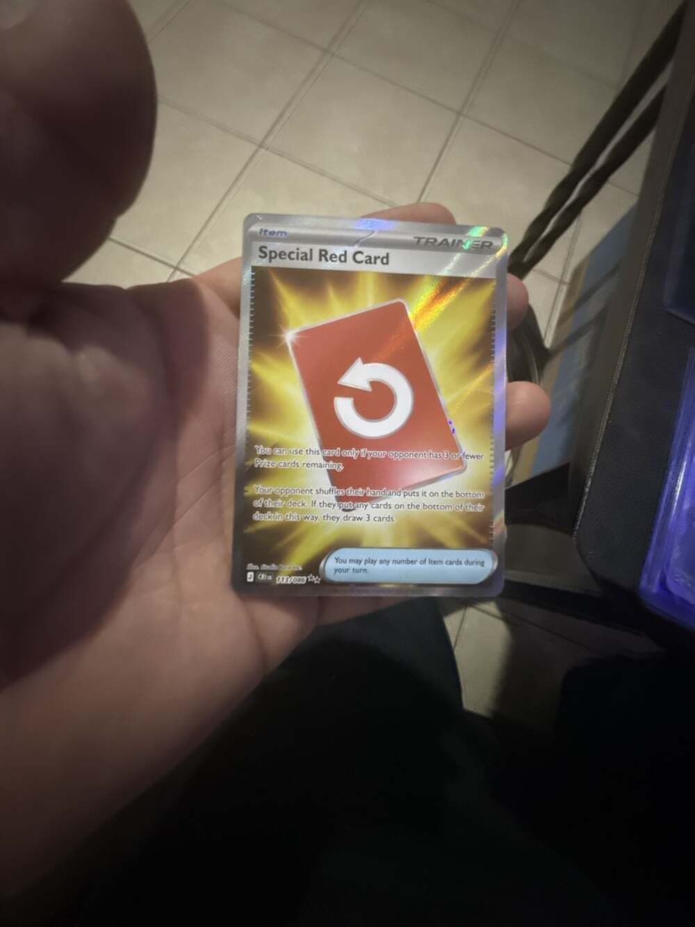 Pokemon Special Red Card 113/086 Chaos Rising Ultra Rare